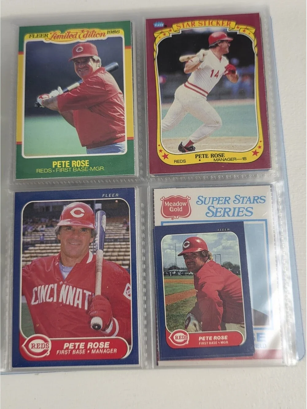 Huge Lot ~ Collection of Pete Rose Baseball Cards With Auto 1971, Book & Box Set
